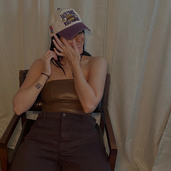 Lovesick the Label | Bailey Leather Tube Top - Picture 6 of 6